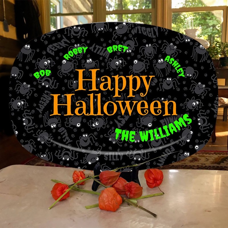 Personalized Halloween Family Platter