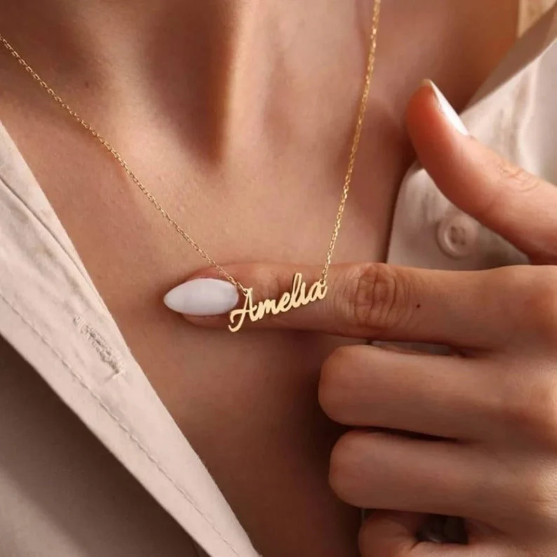 Custom Name Necklace Gift For Her