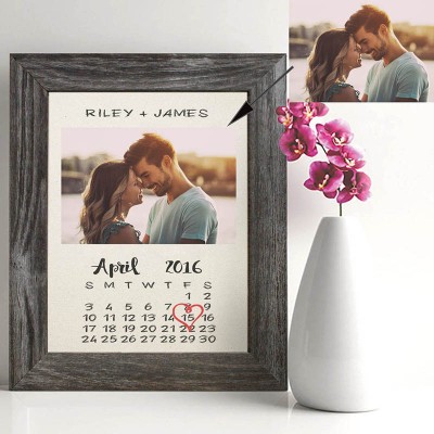 Personalized Anniversary Gift Frame
