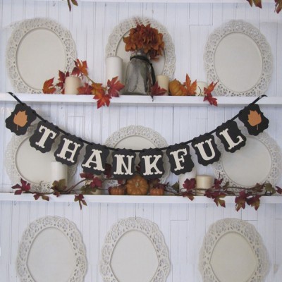 Thanksgiving banner for thanksgiving decoration
