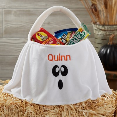 Halloween Ghost Pail Trick or Treat Bag for Kids