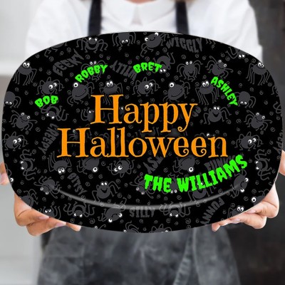 Personalized Halloween Family Platter