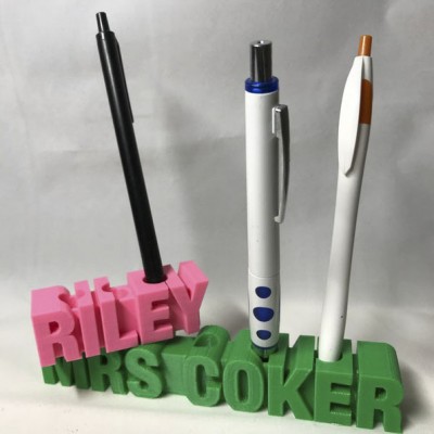 Personalized Pen Pot Children's Techer's Gift