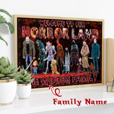 Personalized ghost room wall decoration as a Halloween gift