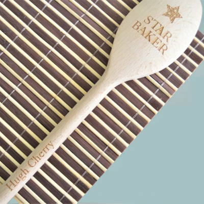 Personalised Star Baker Wooden Spoon Design
