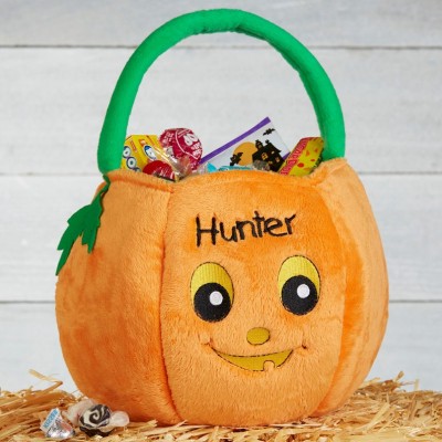 Halloween Pumpkin Pail Trick or Treat Bag for Kids