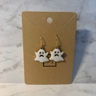 Halloween Thanksgiving Ghost Earrings