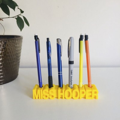 Personalized Pen Pot Children's Techer's Gift