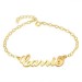 Carrie Copper Personalized Name Anklet Adjustable